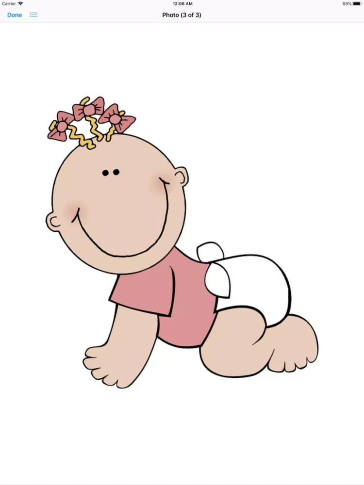 It's A Girl Sticker Pack iPad  Screenshots