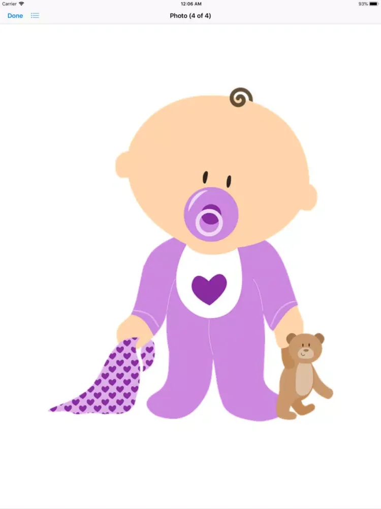 It's A Girl Sticker Pack iPad  Screenshots