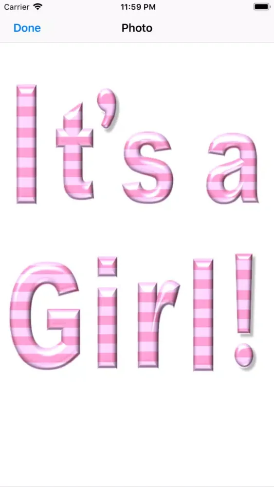 It's A Girl Sticker Pack Screenshots