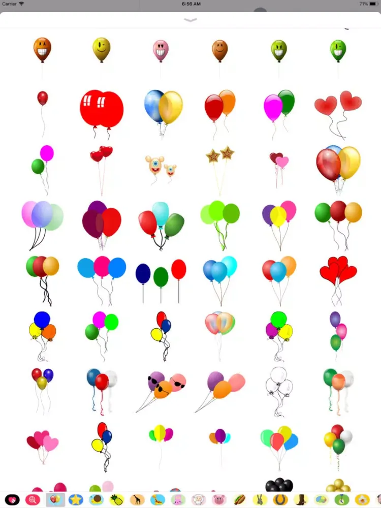 Capturas de pantalla de Best Balloon Sticker Pack iPad 