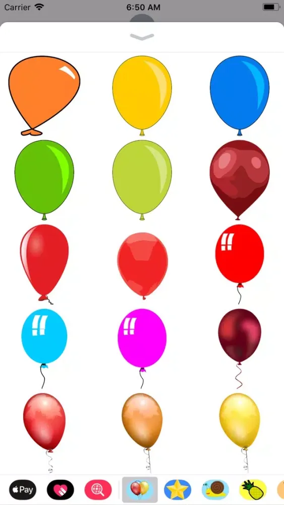 Capturas de pantalla de Best Balloon Sticker Pack