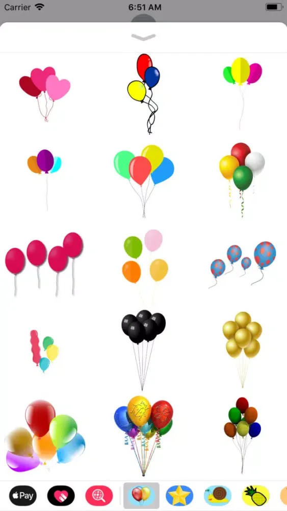 Capturas de pantalla de Best Balloon Sticker Pack