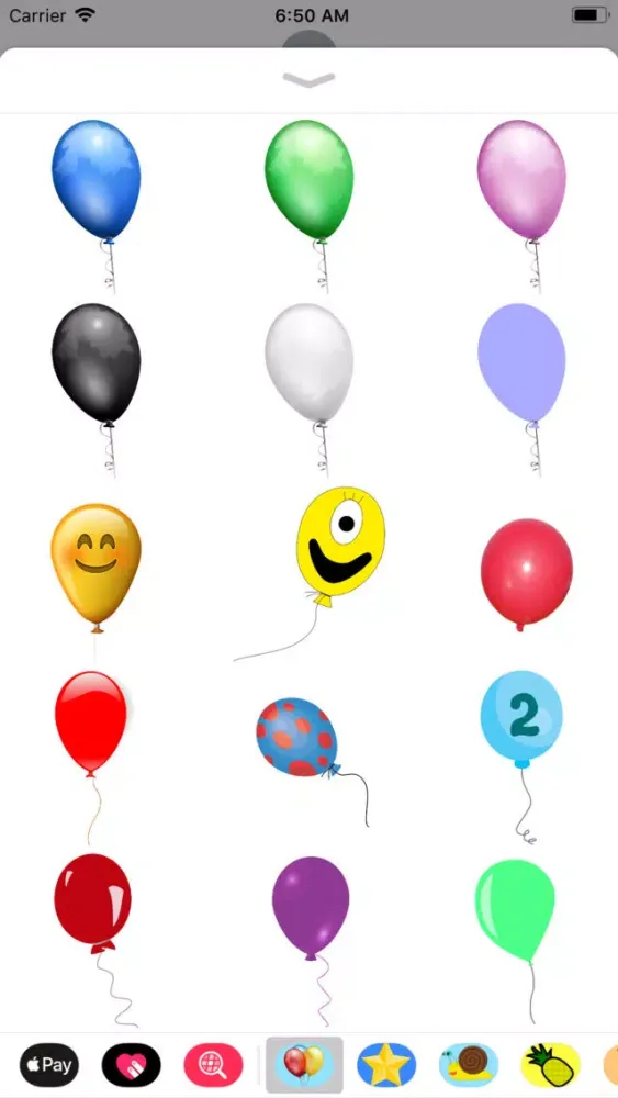 Capturas de pantalla de Best Balloon Sticker Pack