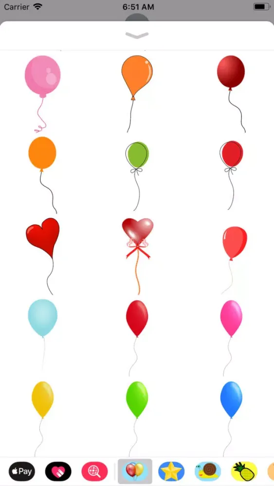 Capturas de pantalla de Best Balloon Sticker Pack