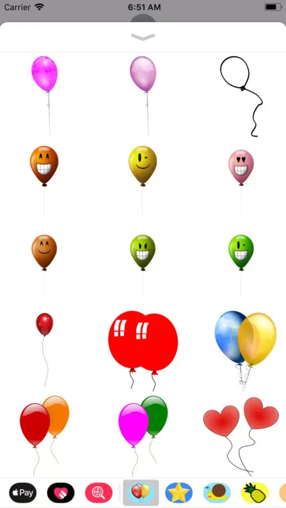 Capturas de pantalla de Best Balloon Sticker Pack
