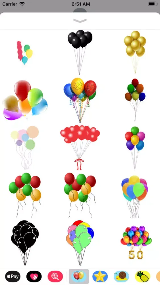Capturas de pantalla de Best Balloon Sticker Pack