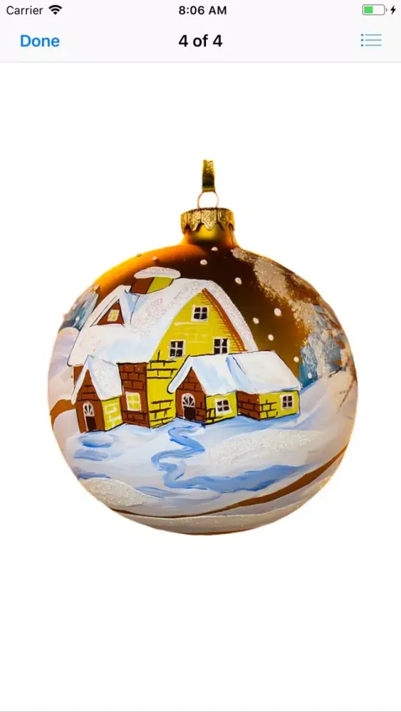 ภาพหน้าจอของ Christmas Bauble Stickers