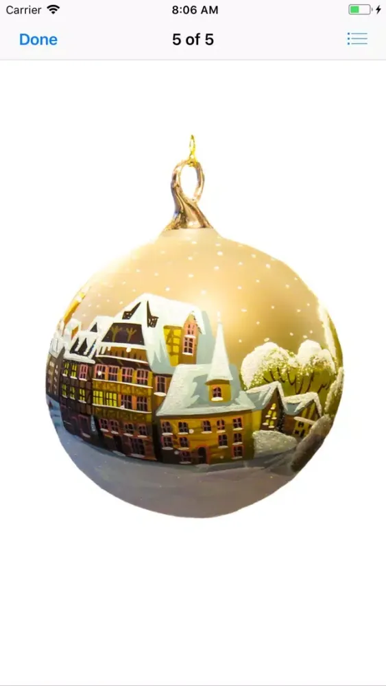 ภาพหน้าจอของ Christmas Bauble Stickers