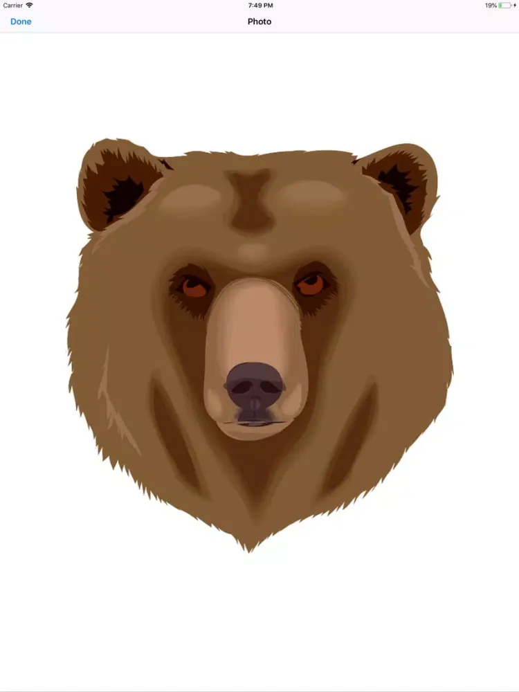 Zrzuty ekranu Bear Stickers iPad 