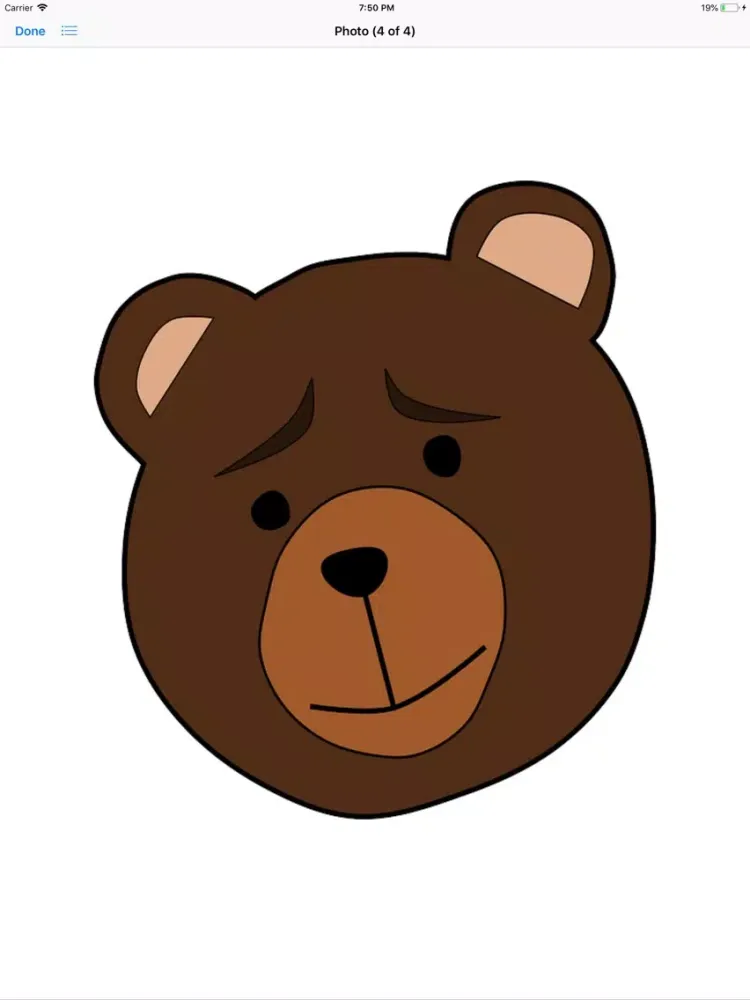 Zrzuty ekranu Bear Stickers iPad 