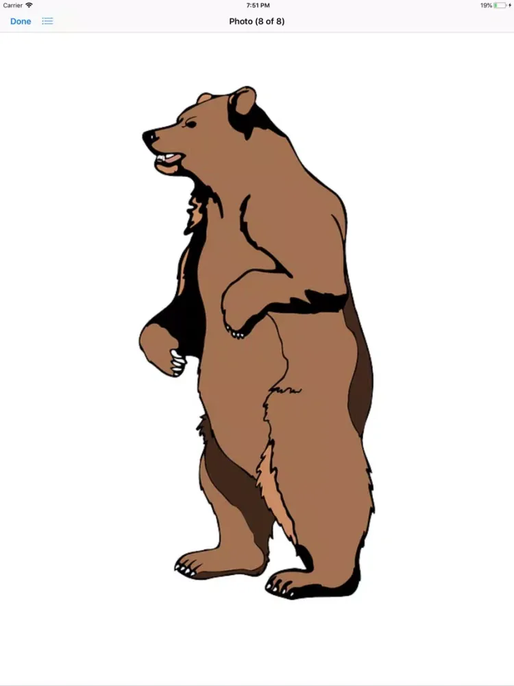Zrzuty ekranu Bear Stickers iPad 
