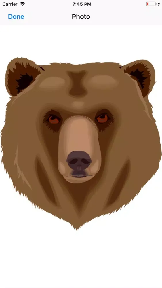 Zrzuty ekranu Bear Stickers