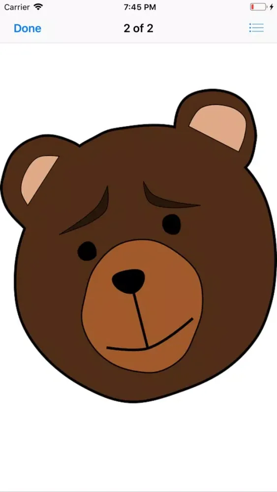 Zrzuty ekranu Bear Stickers