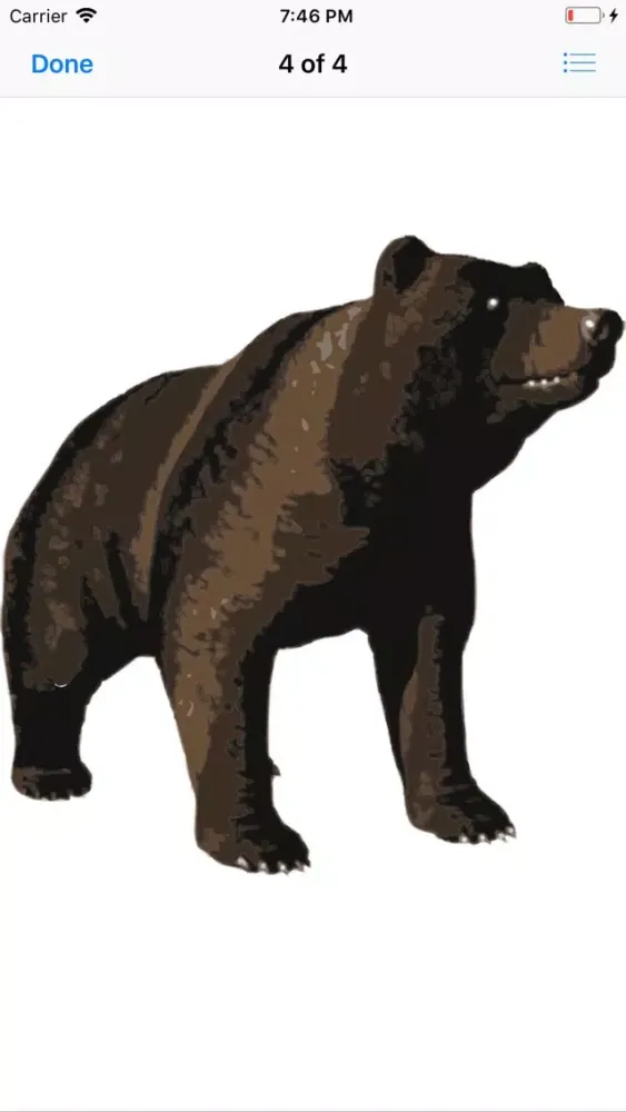 Zrzuty ekranu Bear Stickers