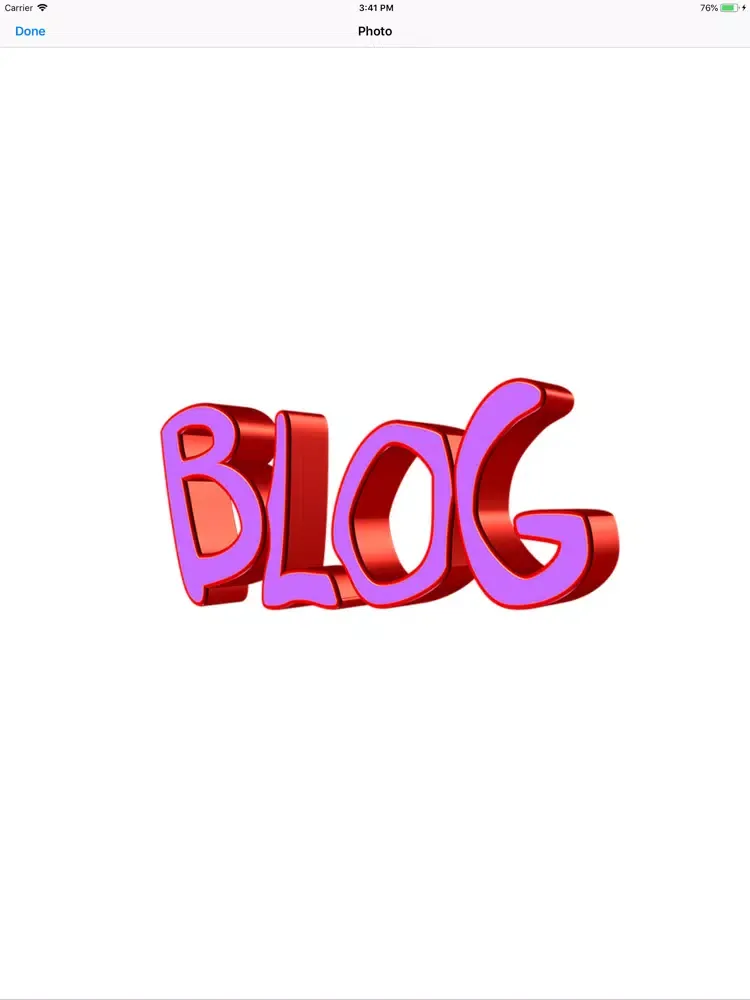 Blog Stickers iPad 應用截圖
