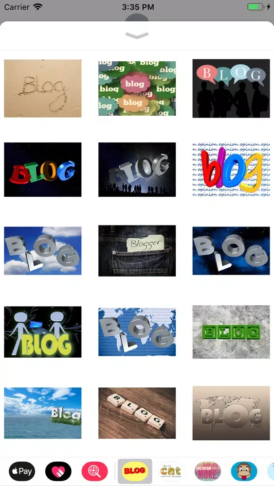 Blog Stickers應用截圖