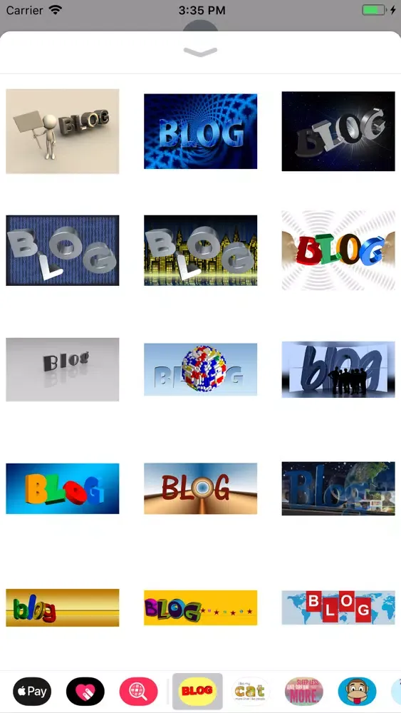 Blog Stickers應用截圖