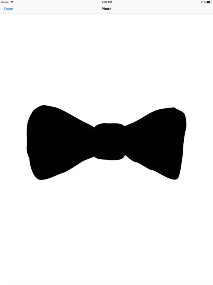 Capturas de tela do Bow Tie Sticker Pack iPad 