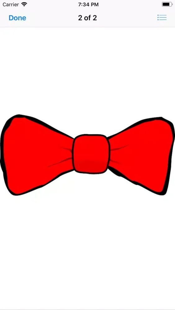 Capturas de tela do Bow Tie Sticker Pack