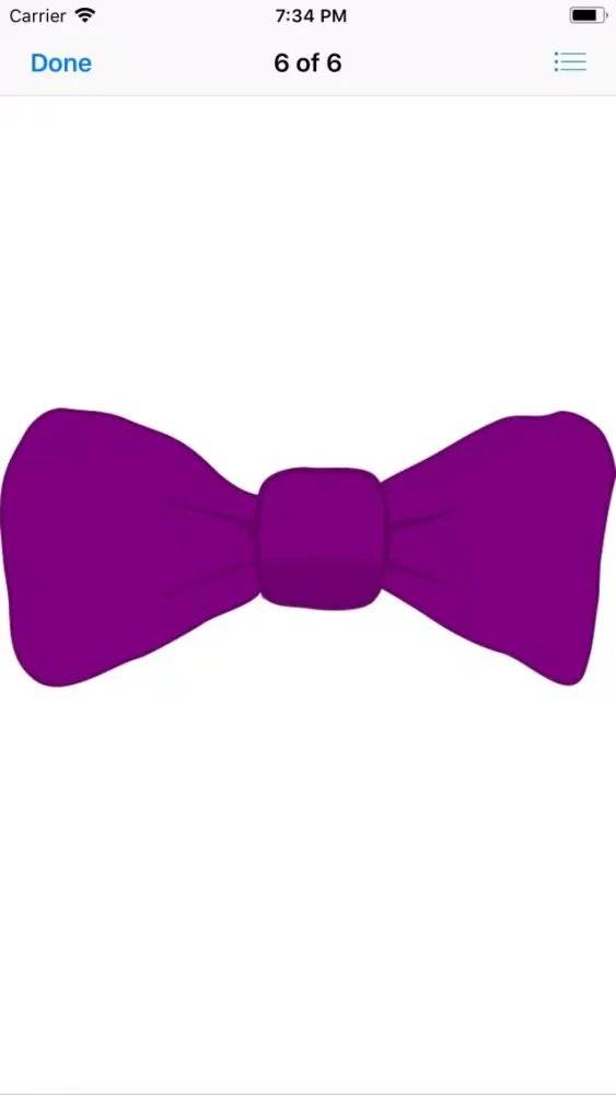 Capturas de tela do Bow Tie Sticker Pack