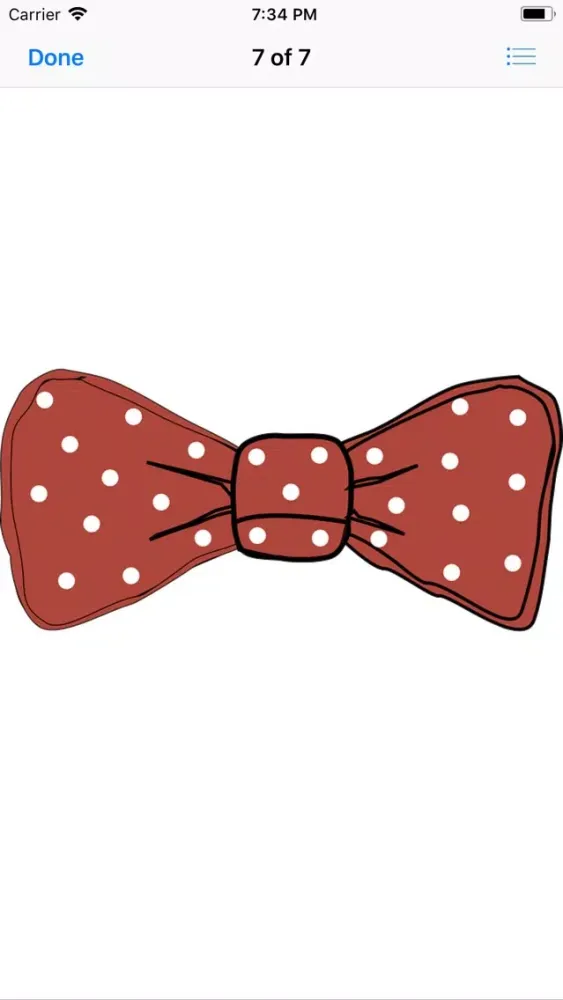 Capturas de tela do Bow Tie Sticker Pack