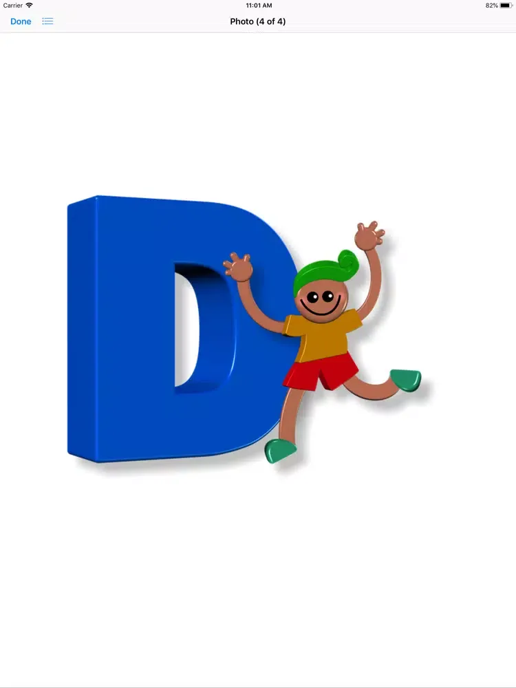 Boy Alphabet Sticker Pack iPad  سکرین شاٹس