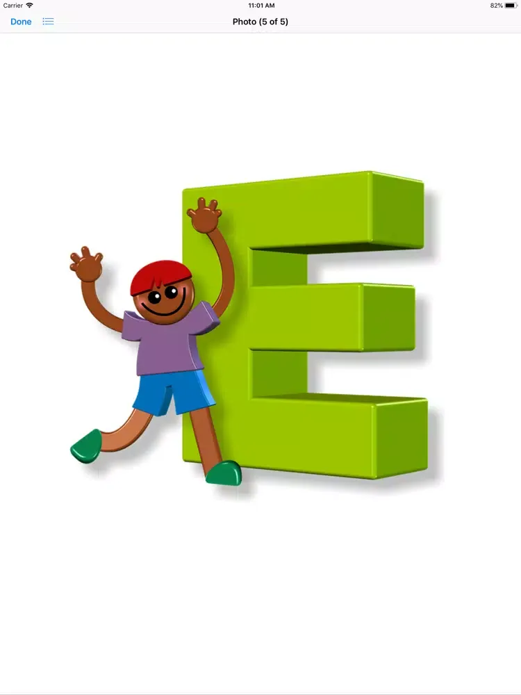 Boy Alphabet Sticker Pack iPad  سکرین شاٹس