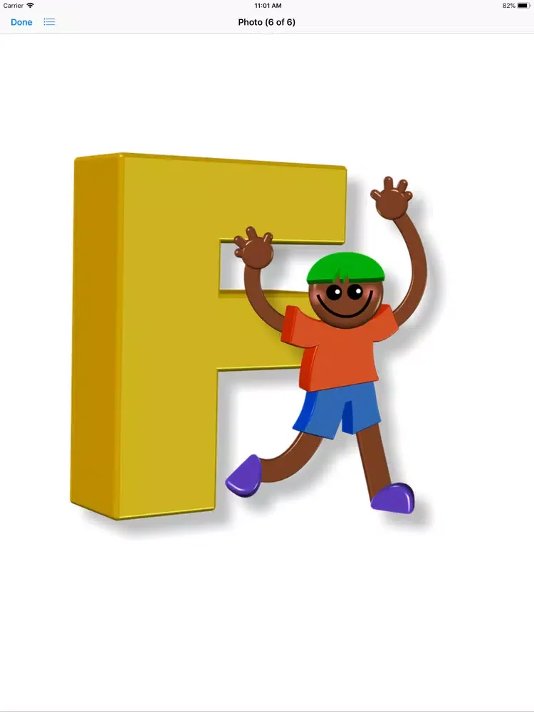 Boy Alphabet Sticker Pack iPad  سکرین شاٹس