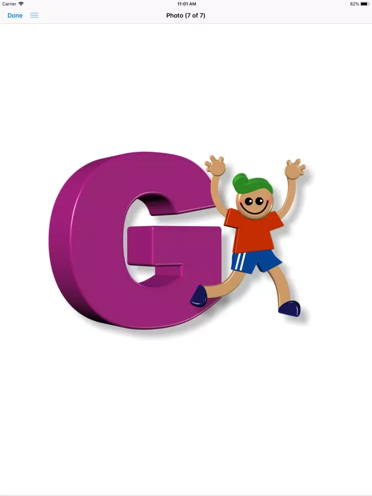 Boy Alphabet Sticker Pack iPad  سکرین شاٹس