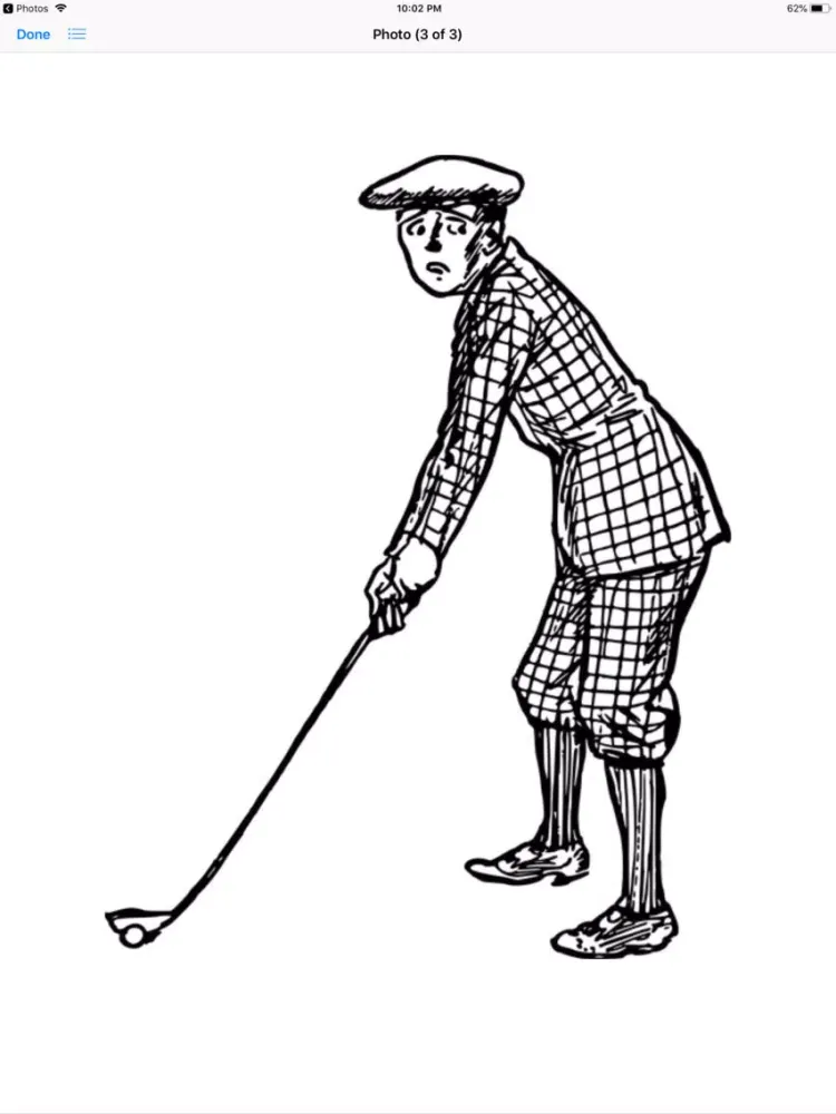 Golf Caricature Sticker Pack iPad  Screenshots