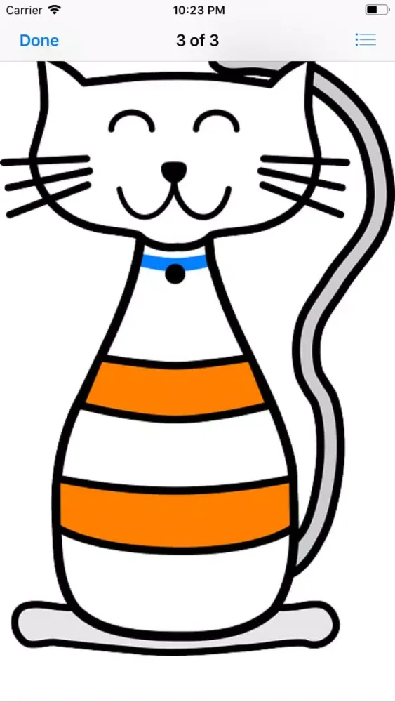 ภาพหน้าจอของ Cat Graphics