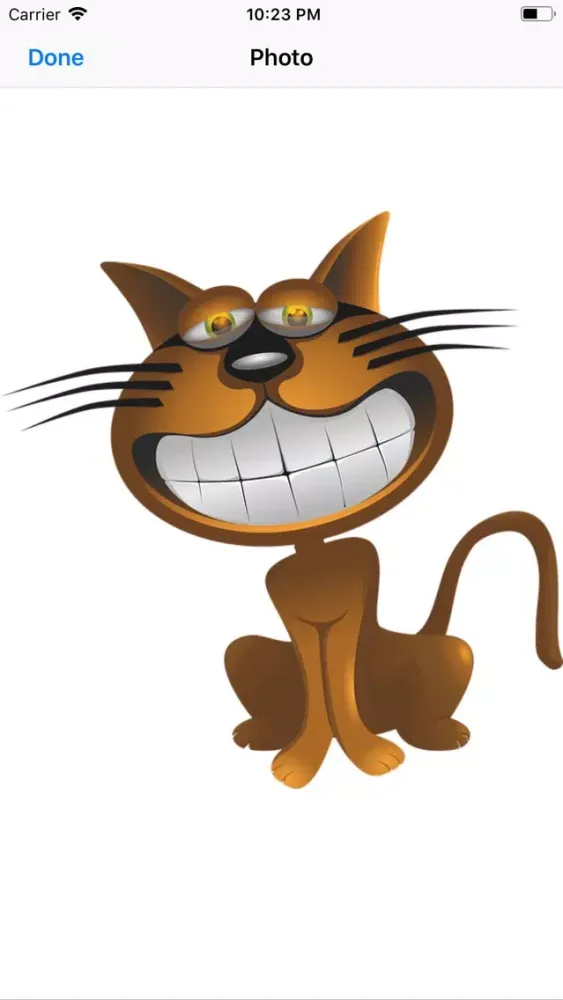 ภาพหน้าจอของ Cat Graphics