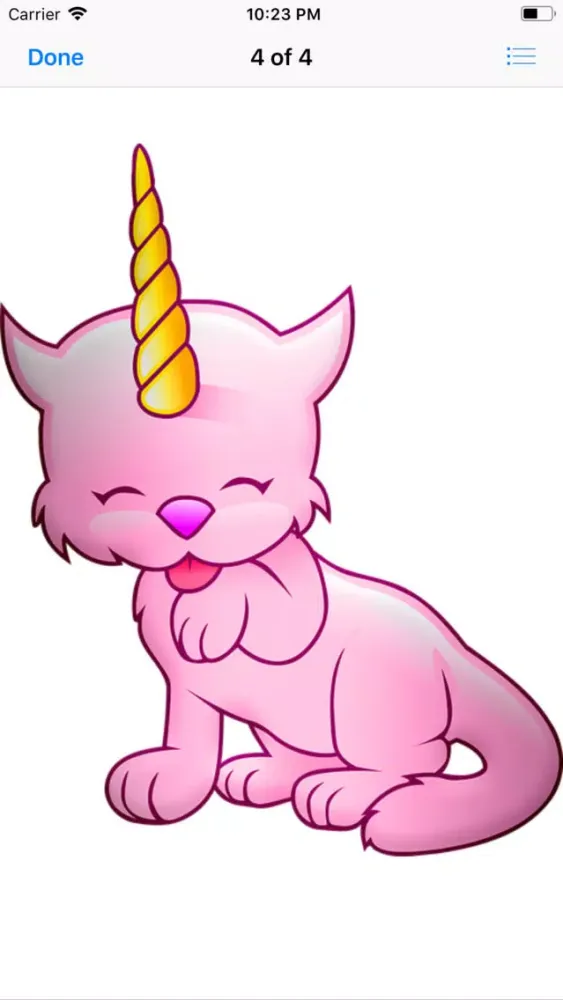 ภาพหน้าจอของ Cat Graphics
