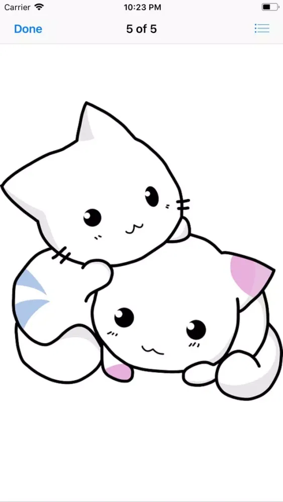 ภาพหน้าจอของ Cat Graphics