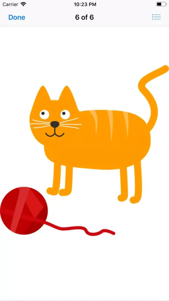 ภาพหน้าจอของ Cat Graphics