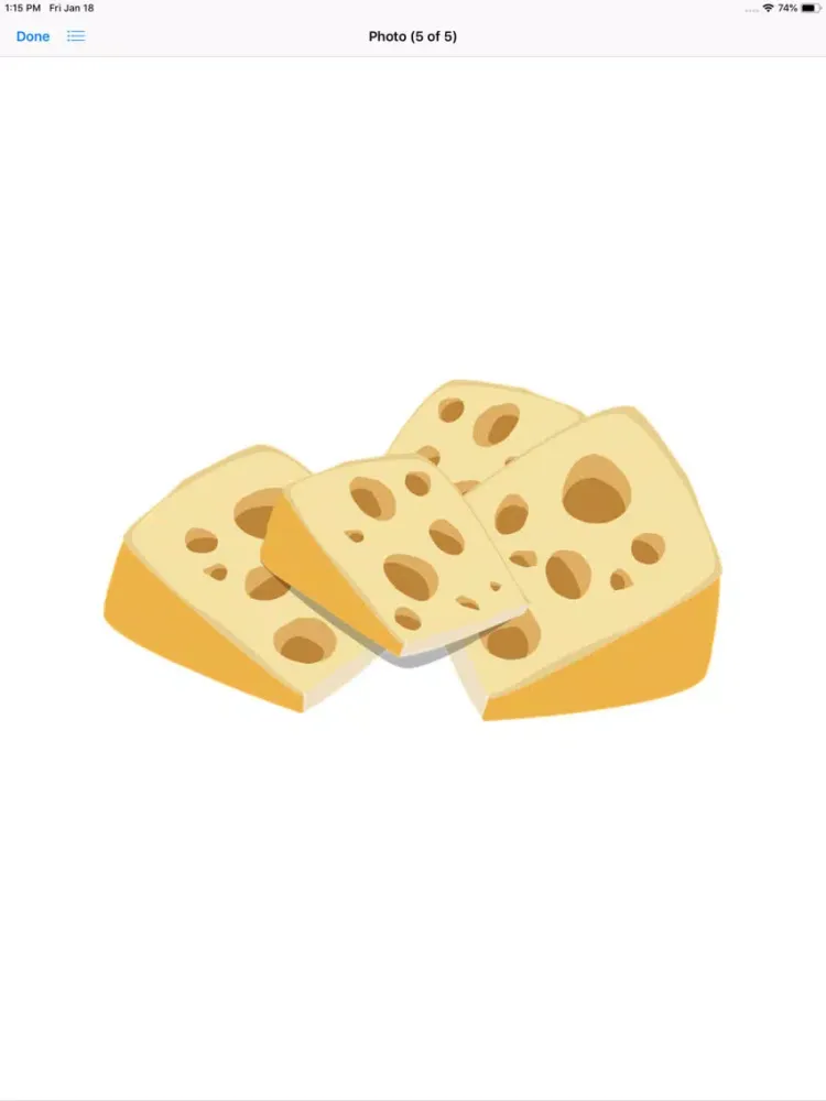 Zrzuty ekranu Tasty Cheese Stickers iPad 