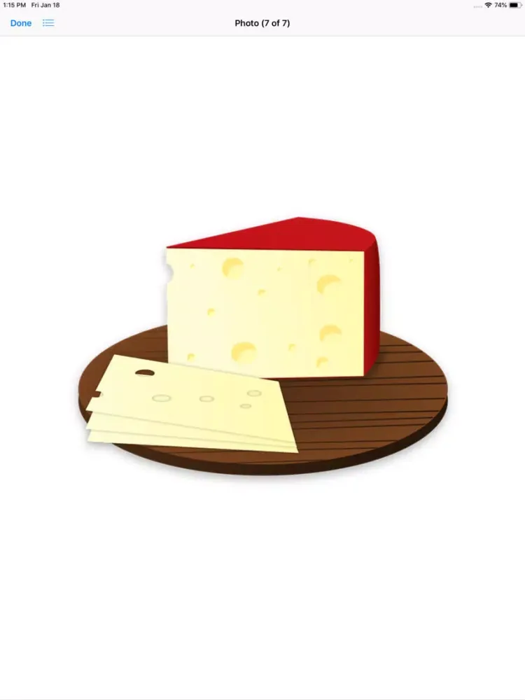 Zrzuty ekranu Tasty Cheese Stickers iPad 