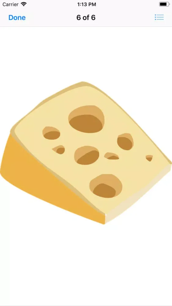 Zrzuty ekranu Tasty Cheese Stickers