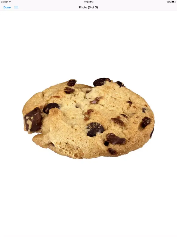 Captures d'écran de Chocolate Chip Cookie Stickers iPad 