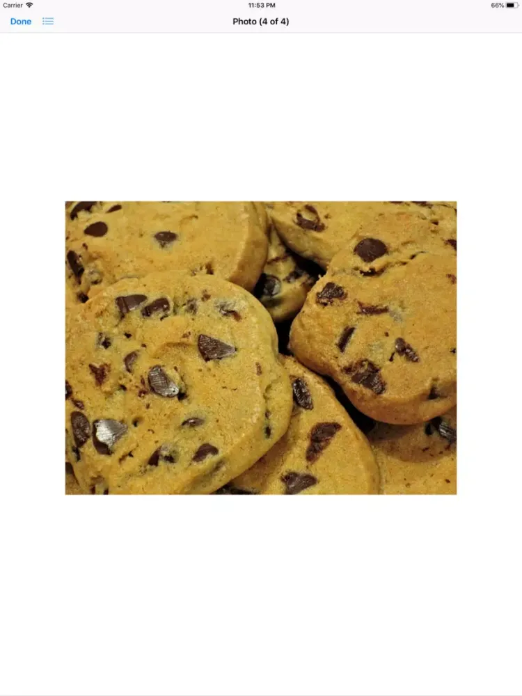 Captures d'écran de Chocolate Chip Cookie Stickers iPad 