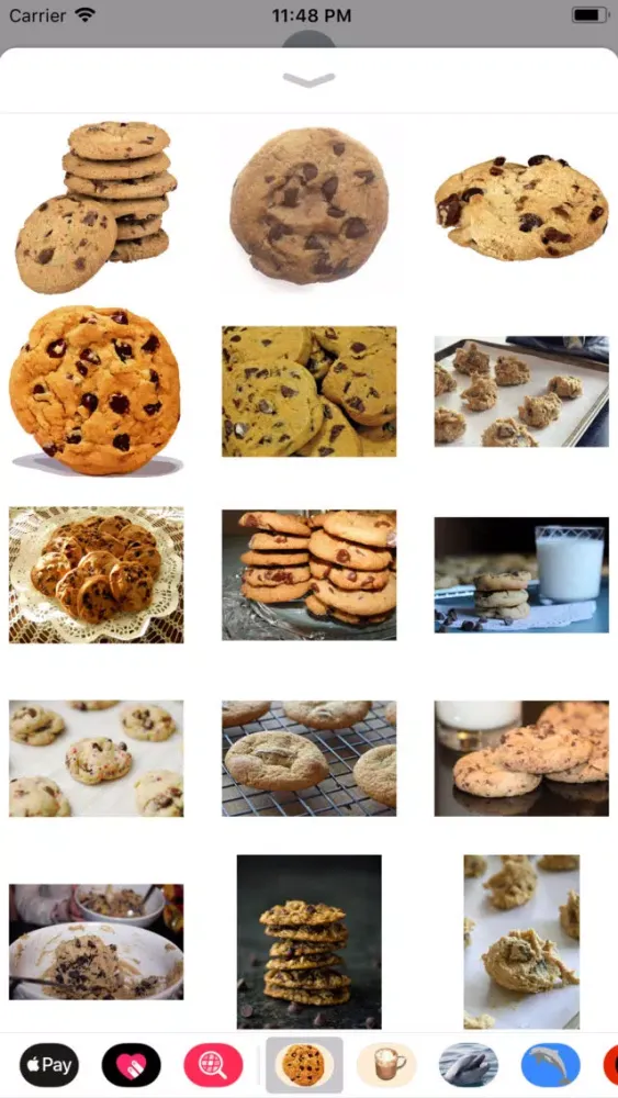 Captures d'écran de Chocolate Chip Cookie Stickers