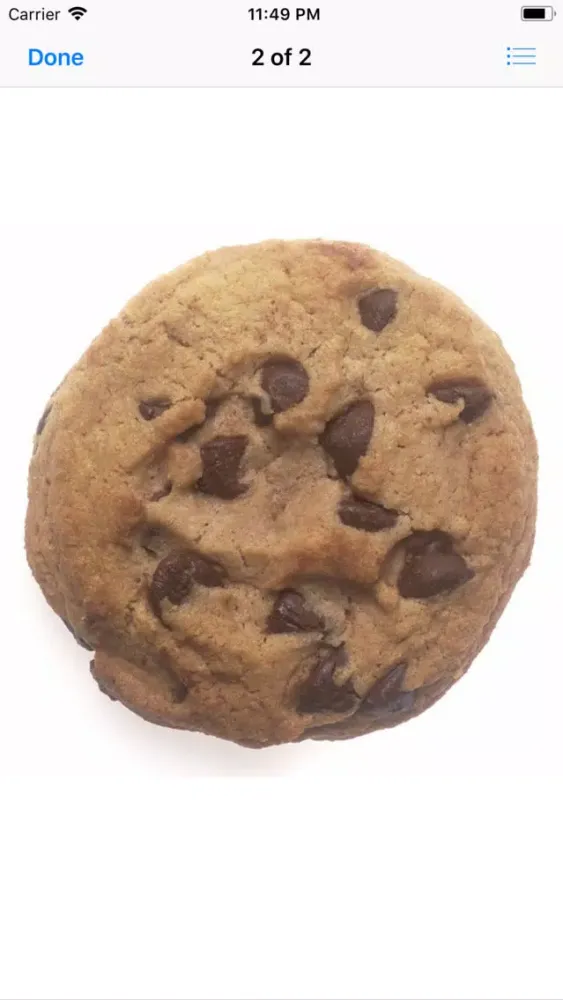 Captures d'écran de Chocolate Chip Cookie Stickers