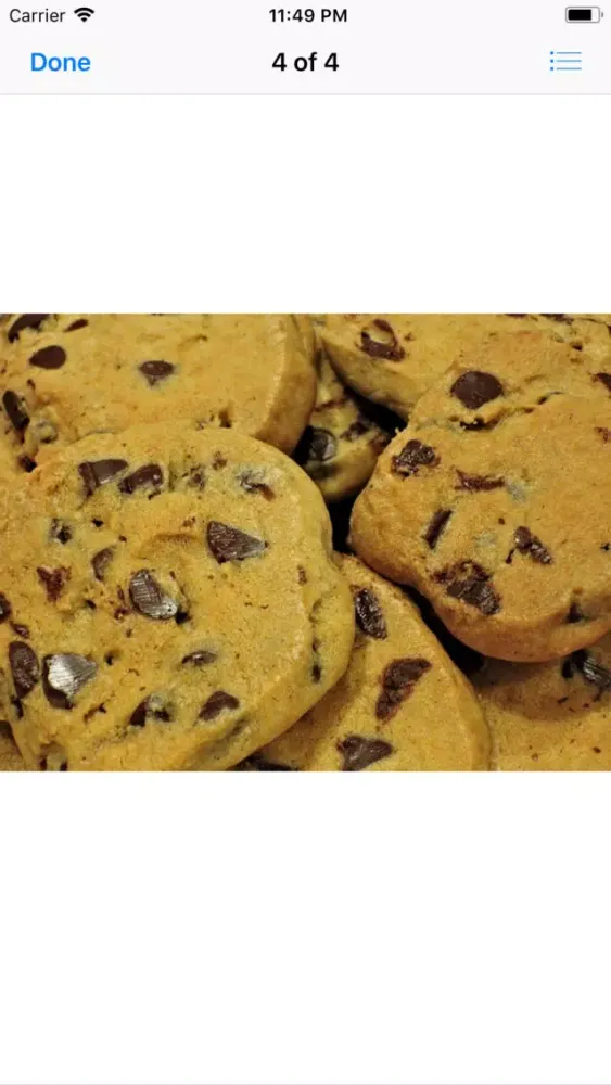 Captures d'écran de Chocolate Chip Cookie Stickers