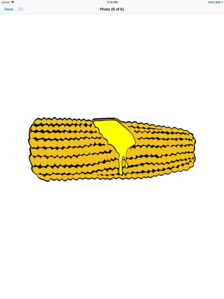 Corn Stickers iPad  स्क्रीनशॉट