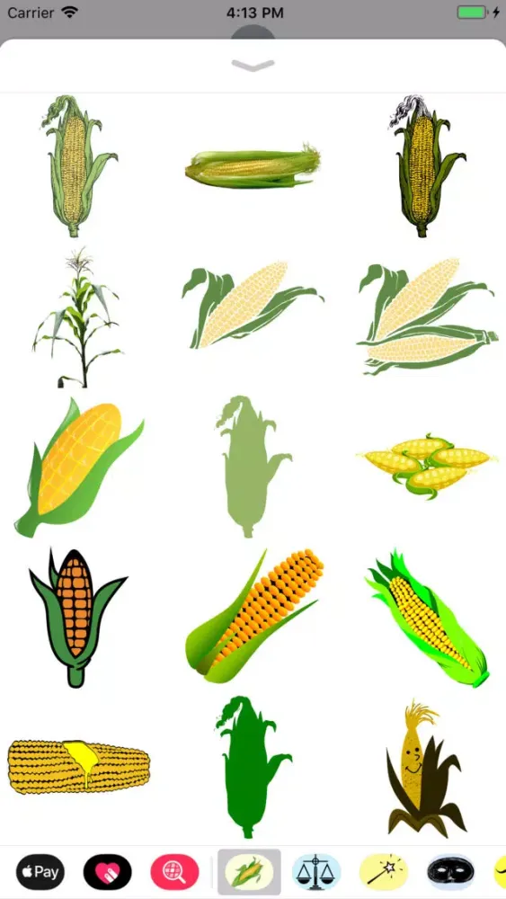 Corn Stickers स्क्रीनशॉट