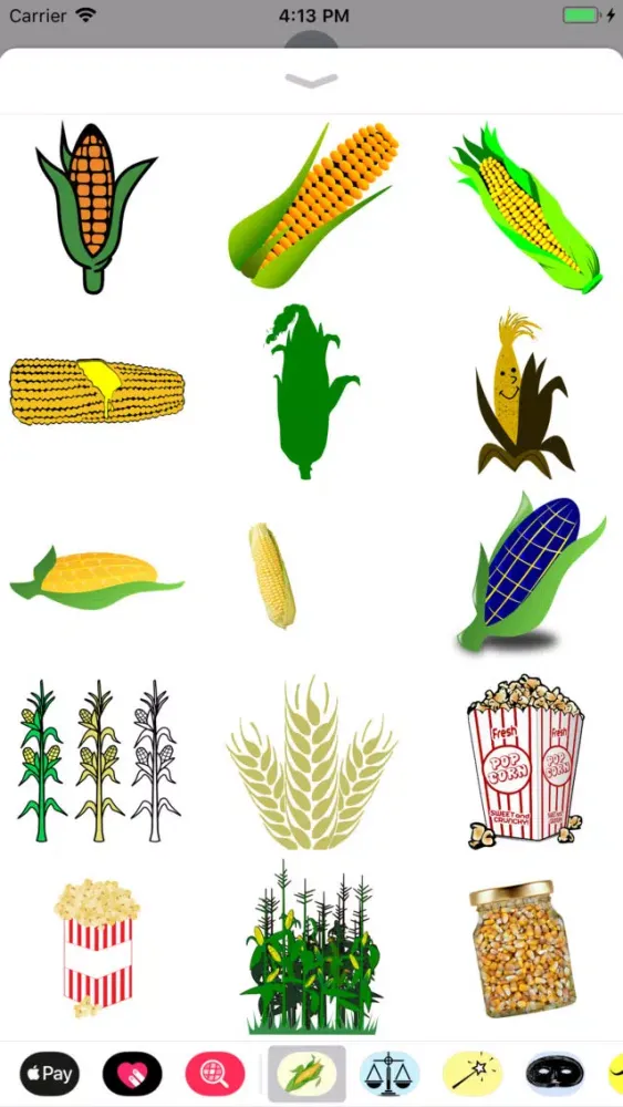 Corn Stickers स्क्रीनशॉट