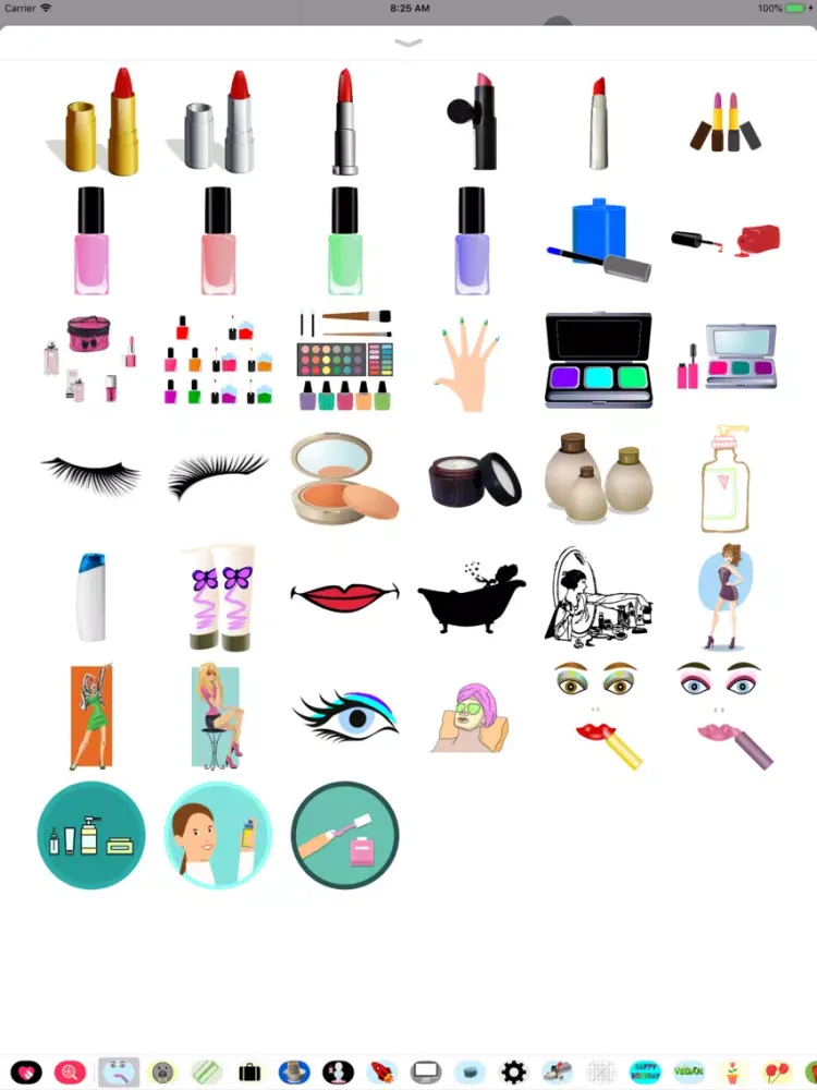 Lotsa Cosmetic Stickers iPad  سکرین شاٹس