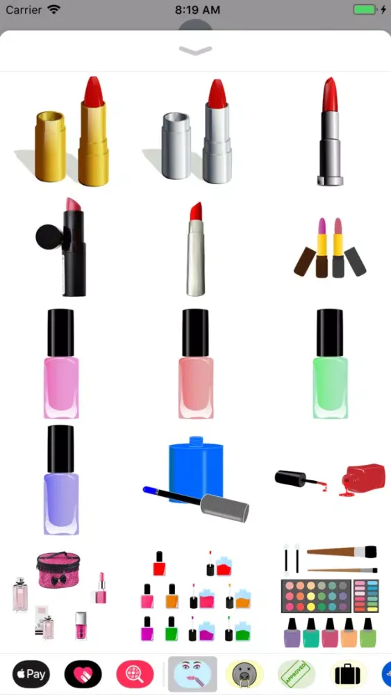 Lotsa Cosmetic Stickers سکرین شاٹس