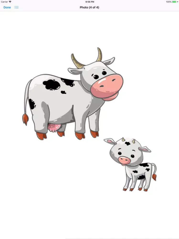 تصاویر Cow Sticker Pack iPad 