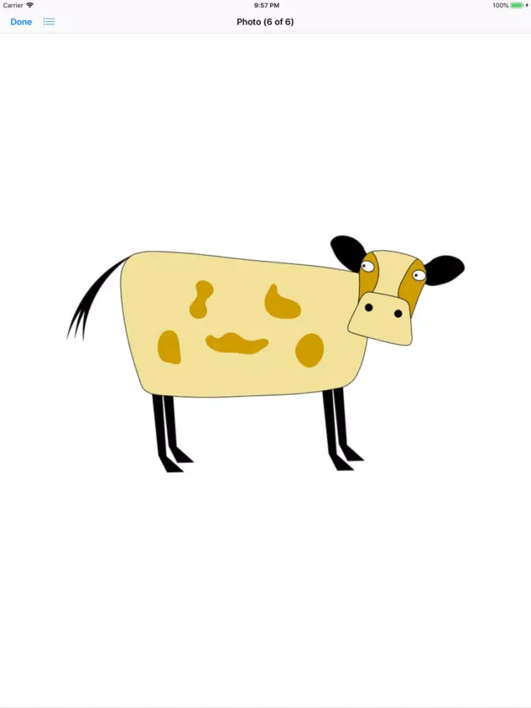 تصاویر Cow Sticker Pack iPad 